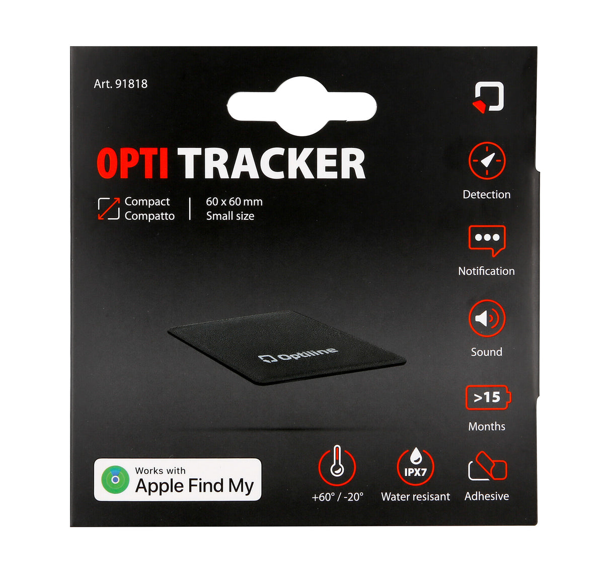 Localisateur adhésif compact et ultra fin Optiline tracker