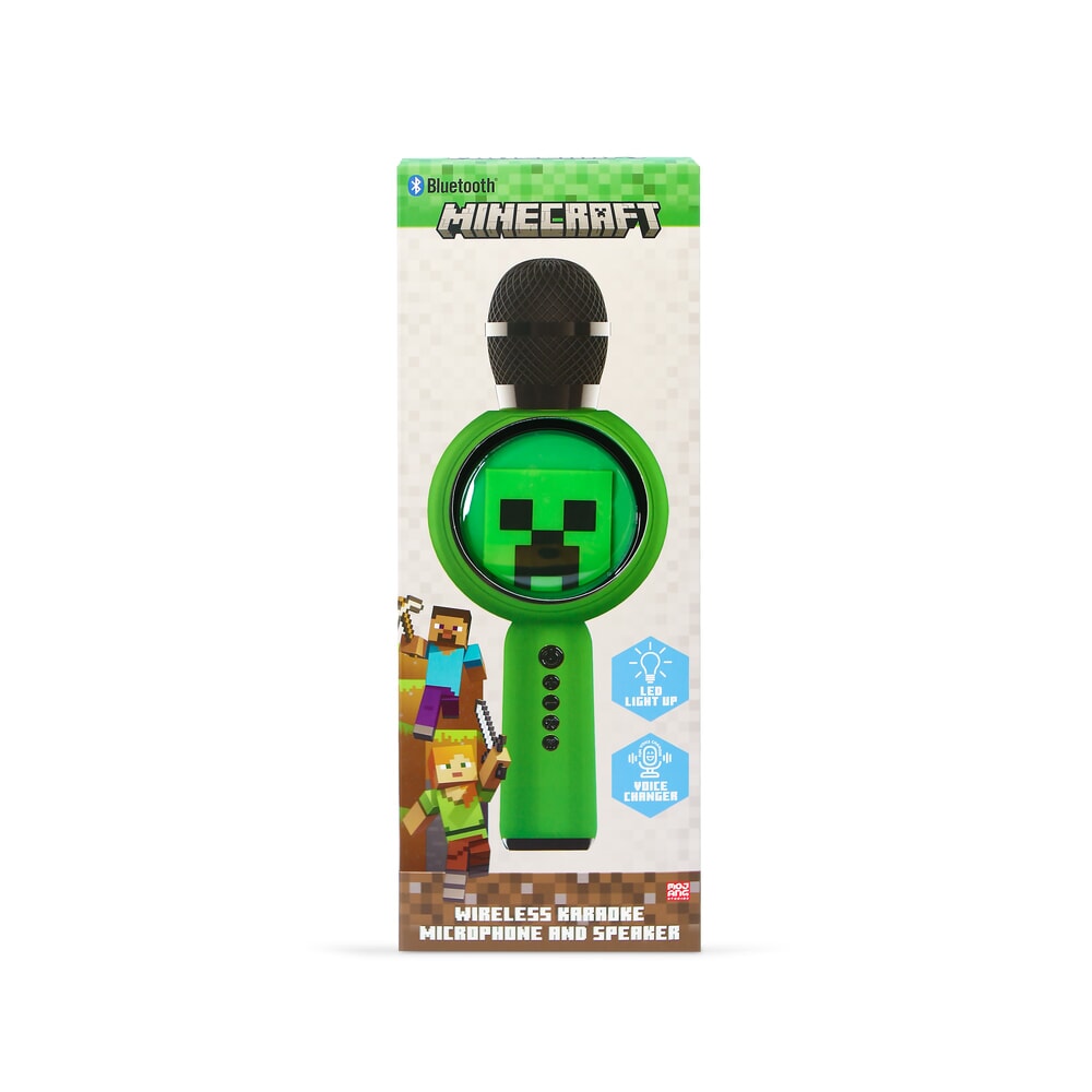 Otl technologies microphone et haut-parleur LED karaoké minecraft (mc1240)