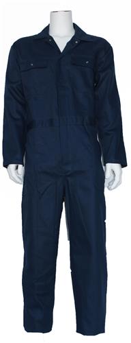 Salopette Bestex coton marine boutons pression 52