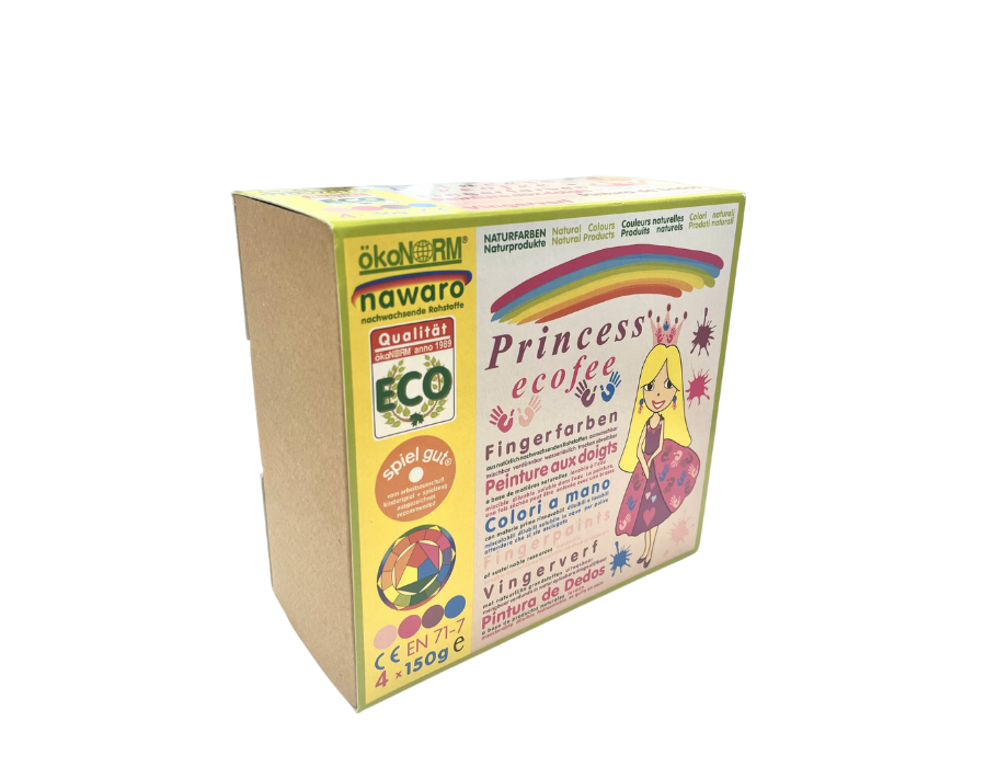 Peinture au doigt Ökonorm - princesse - 4 pièces - 150gr. p.st