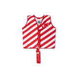 Crabe | gilet de sauvetage rayé blanc rouge 3-6 ans