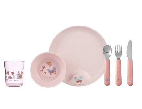Mépal pour enfants Services Mio 6 pièces et papillon