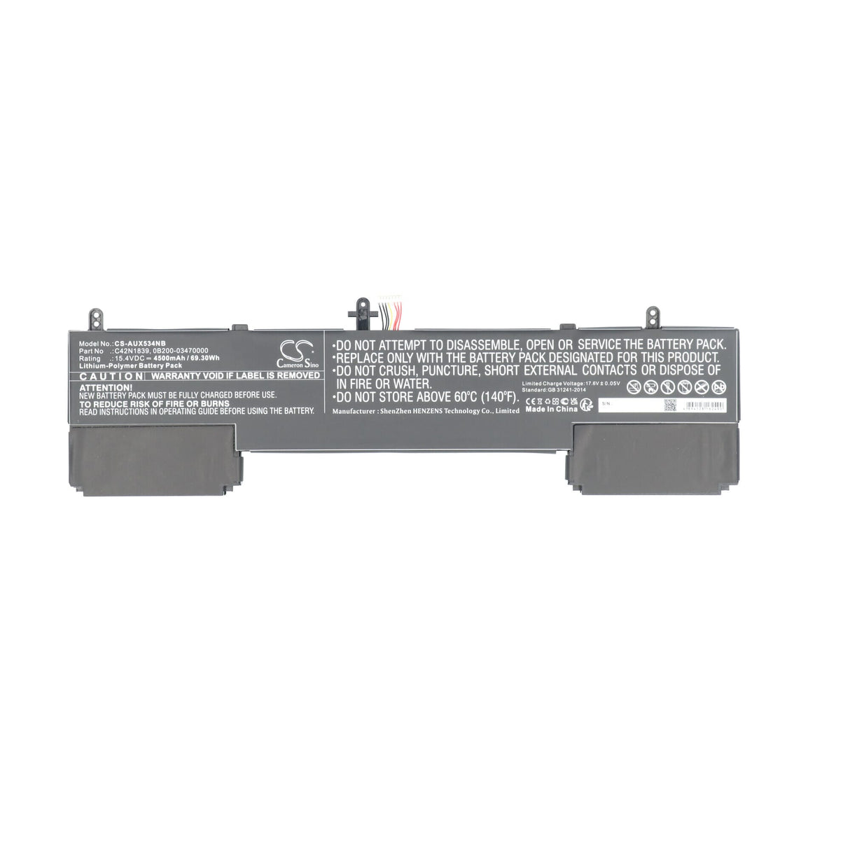 Batterie d'ordinateur portable 4500 mah