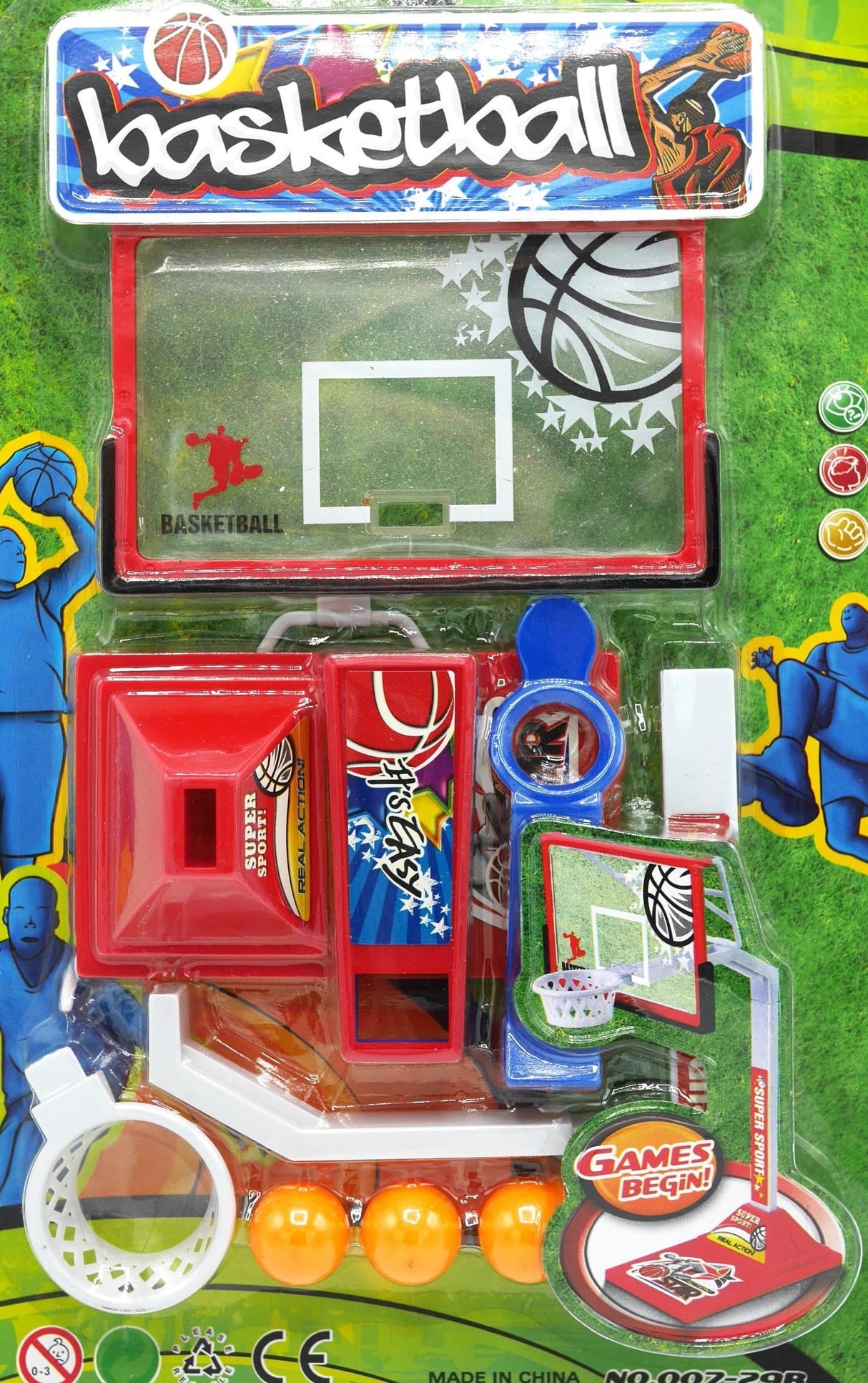 Jeu de basket-ball Bongers sur carte, tirez le ballon dans le panier