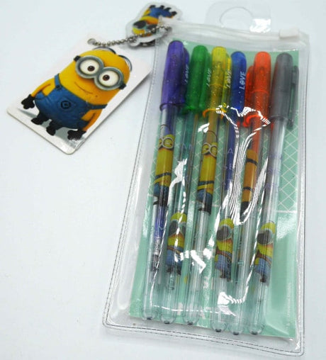 Van der Doelen 6 stylos gel de Dispicable Me
