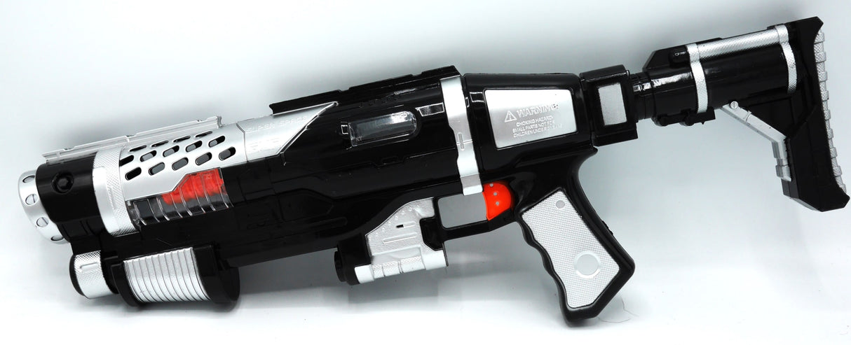 Pistolet jouet Toi-toys avec lumière et son, 45 cm de long
