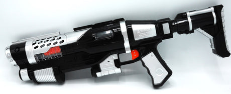 Pistolet jouet Toi-toys avec lumière et son, 45 cm de long