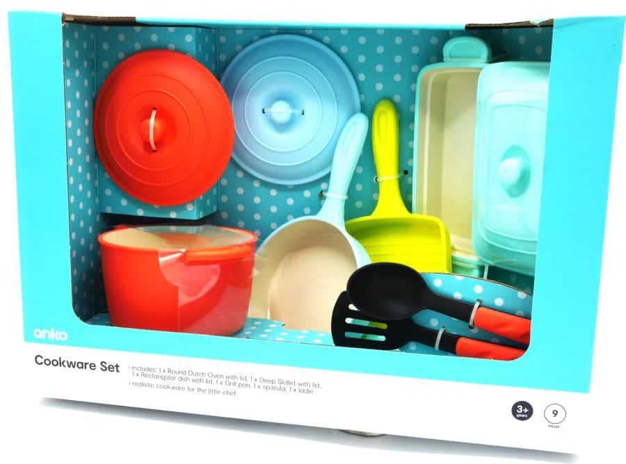 Set de cuisine Playgo avec divers attributs, 9 pièces