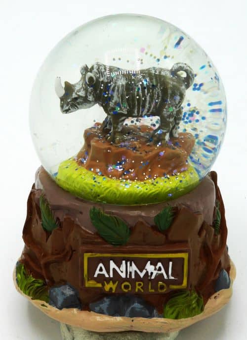 Toi-toys boule à neige du monde animal animal sauvage