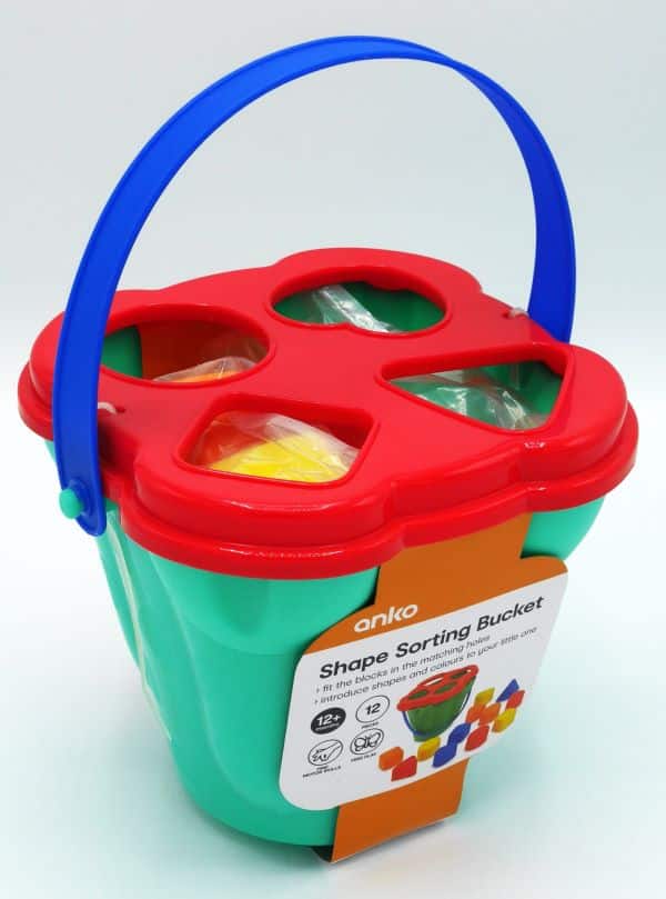 Seau à ragoût en forme de Playgo avec 12 cubes