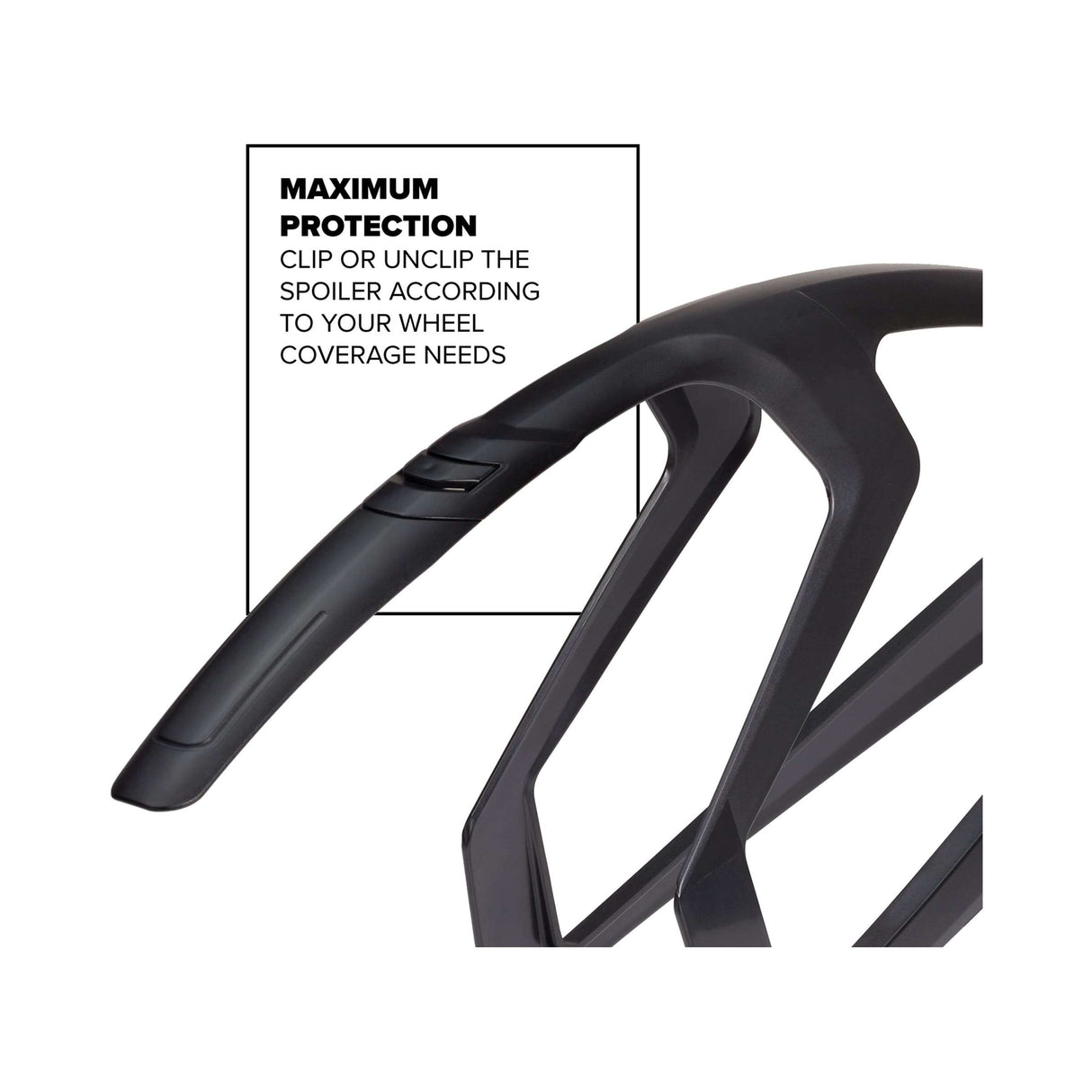 Polisport Fender Set R-Mud 28 Race Velcro 32 mm noir