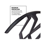 Polisport Fender Set R-Mud 28 Race Velcro 32 mm noir