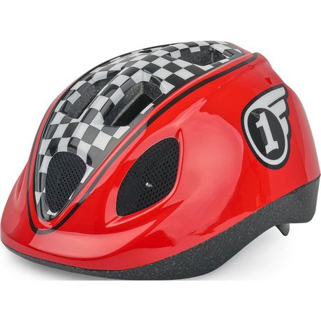 Polisport KinderHelm Race. Dimensione: XS (46 53 cm), colore: nero rosso