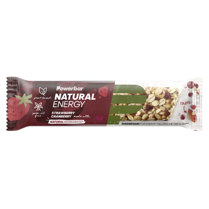 Céréales énergétiques naturelles Powerbar (18 x 40gr) - fraise canneberge