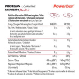 Powerbar barre protéineplus+l-carnitine yaourt framboise 35g