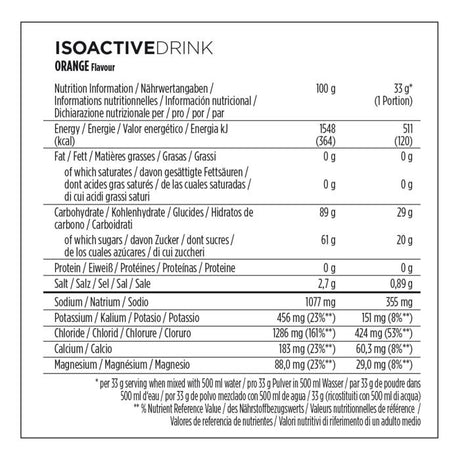 Powerbar isoactif 600 (1 x 600gr) - orange