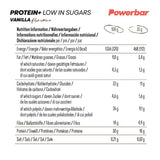 Powerbar protéine+ faible en sucre (30 x 35gr) - vanille