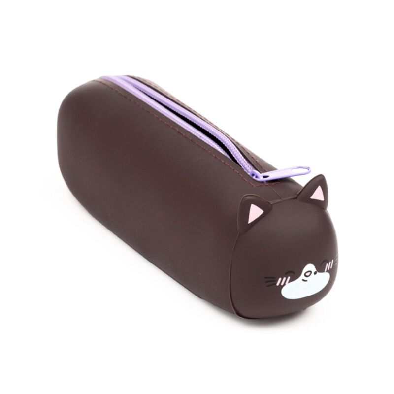 Les adoramaux maculent la trousse en silicone du chaton