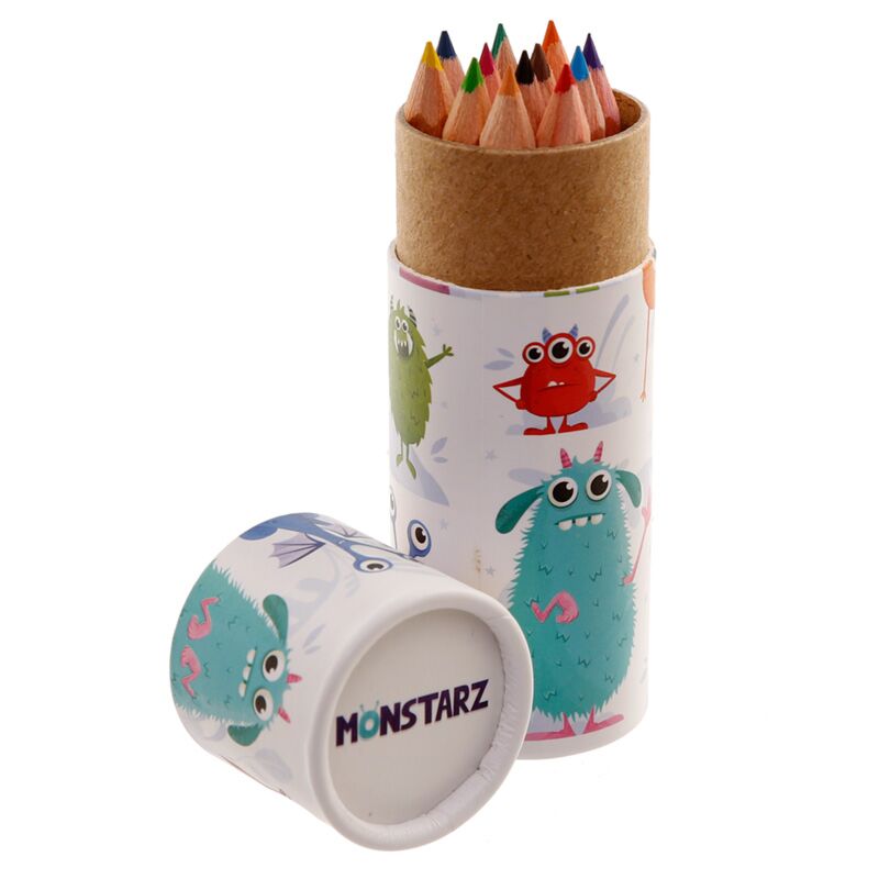 Monstres Monstarz - étui à dessin crayons de couleur