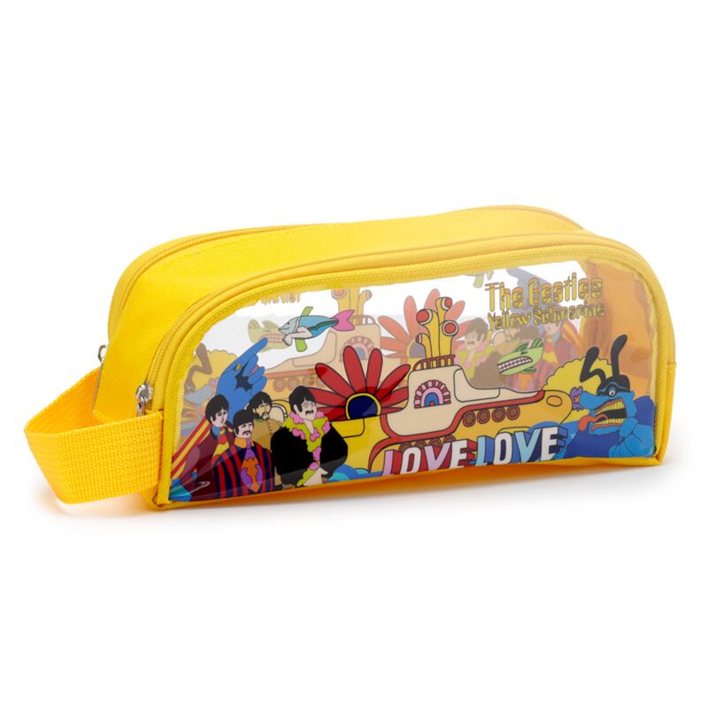 Trousse transparente sous-marin jaune des Beatles