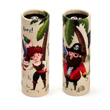 Jolly Rogers tube à dessin pirate 12 crayons de couleur