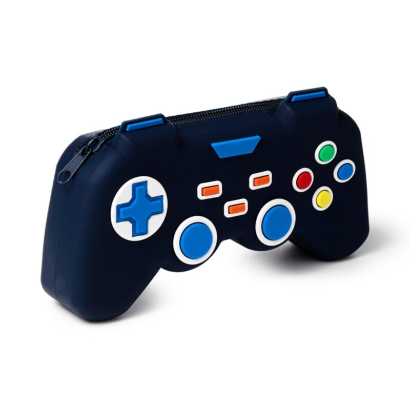 Étui à crayons en silicone pour manette de jeu Game Over
