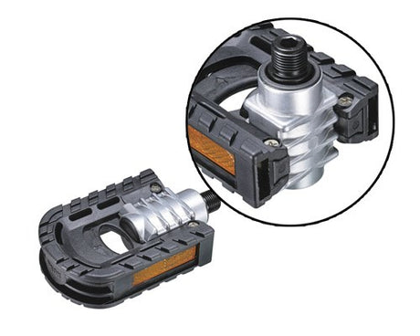 Pédales pliantes Union SP-151N en aluminium argent
