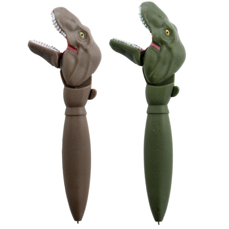 Stylo plastique dinosaure Dinosauria - bleu