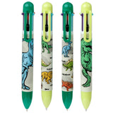 Stylo multicolore Dinosauria (6 couleurs)