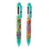 Stylo multicolore Zooniverse (6 couleurs)