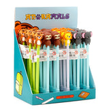 Stylo feutre Adoramals animaux sauvages - noir