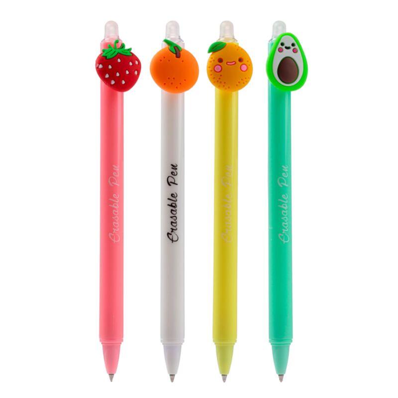 Stylo effaçable à dessus de fruit