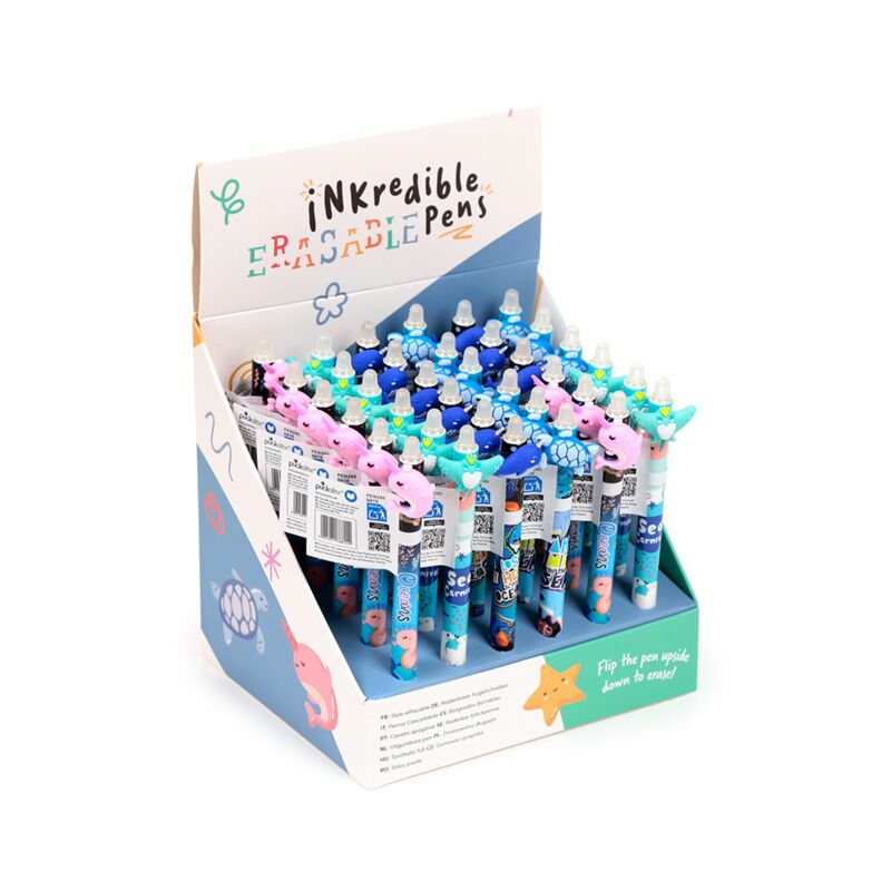 Stylo effaçable vie marine