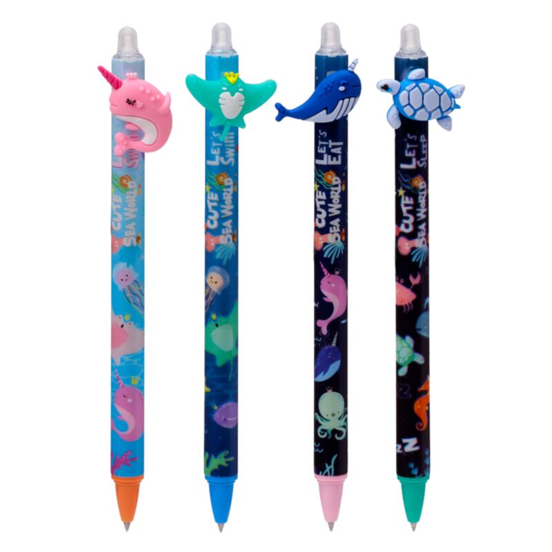 Stylo effaçable vie marine
