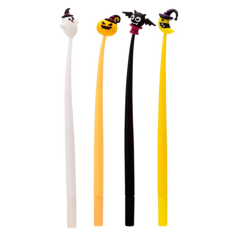 Stylo fineliner effrayant chauve-souris citrouille fantôme lune
