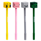 Pointe en silicone pour stylo fineliner Minecraft (cochon avec squelette de zombie)