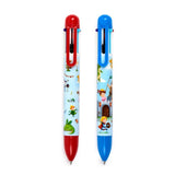 Stylo multicolore chevaliers dragons (6 couleurs)