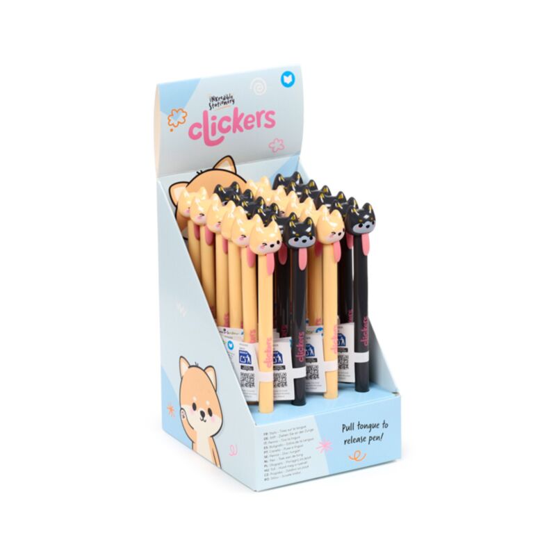 Stylo clicker langue pour chien Adoramals