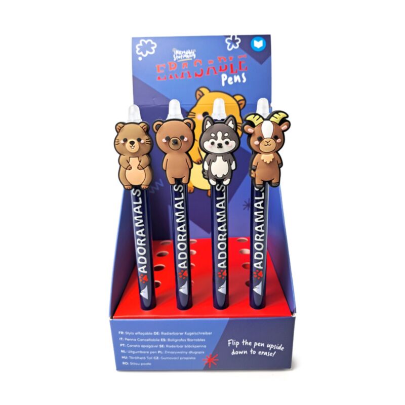 Stylo effaçable Inkredible adoramals animaux de montagne