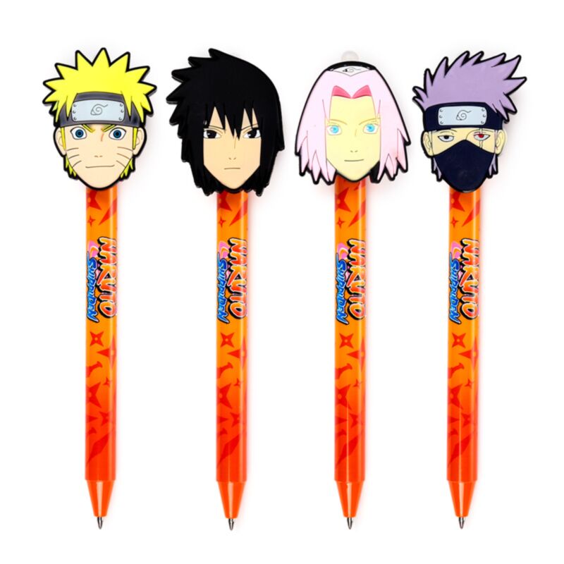 Stylo effaçable Union Inkredible avec décoration Naruto en PVC