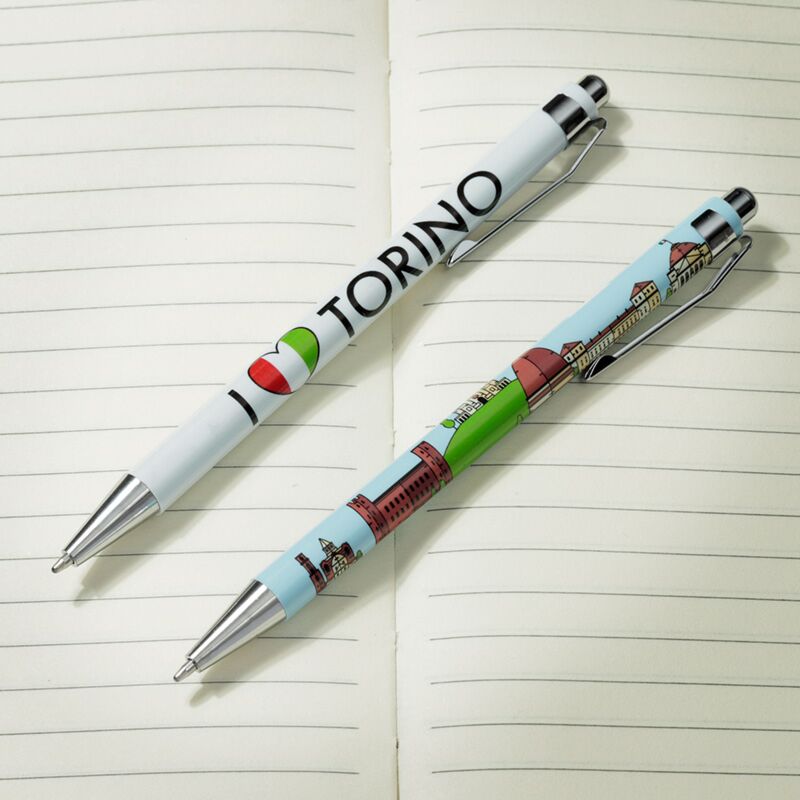Coffret duo de stylos I heart torino noir