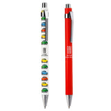 Set de stylos rétro Fiat 500 duo noir