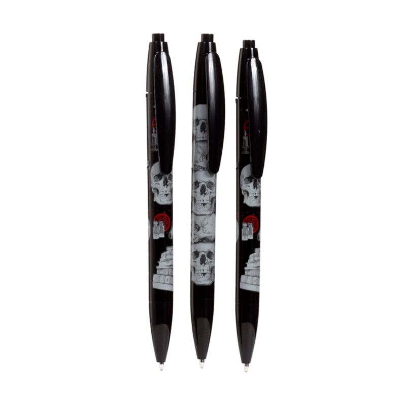 Ensemble de stylos 3 pièces en abs recyclé (rabs) Gothica