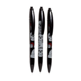 Ensemble de stylos 3 pièces en abs recyclé (rabs) Gothica