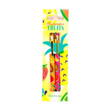 Coffret stylo duo fruits d'été noir