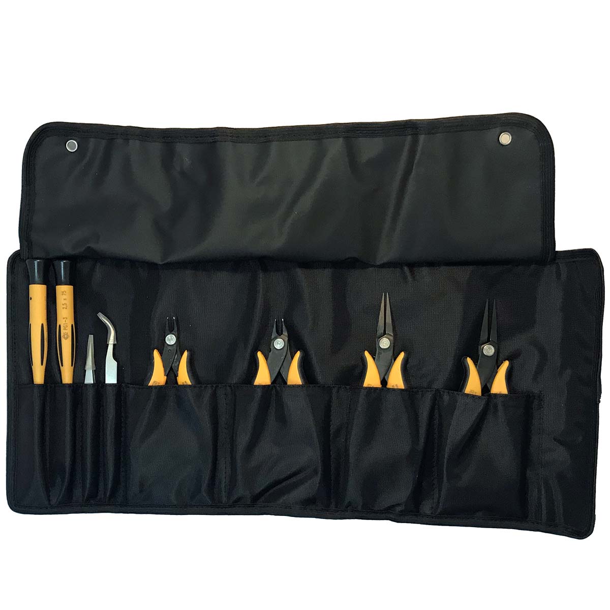 Piergiacomi lot de 8 outils à main différents (2 pinces, 2 cutters, 2 pinces et 2 tournevis) - pg-kit8-1