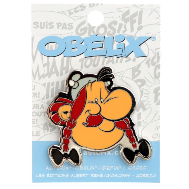 Badge bouton émail obélix collection Astérix