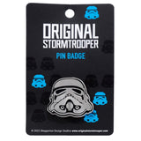 L'insigne original du bouton en émail du casque stormtrooper