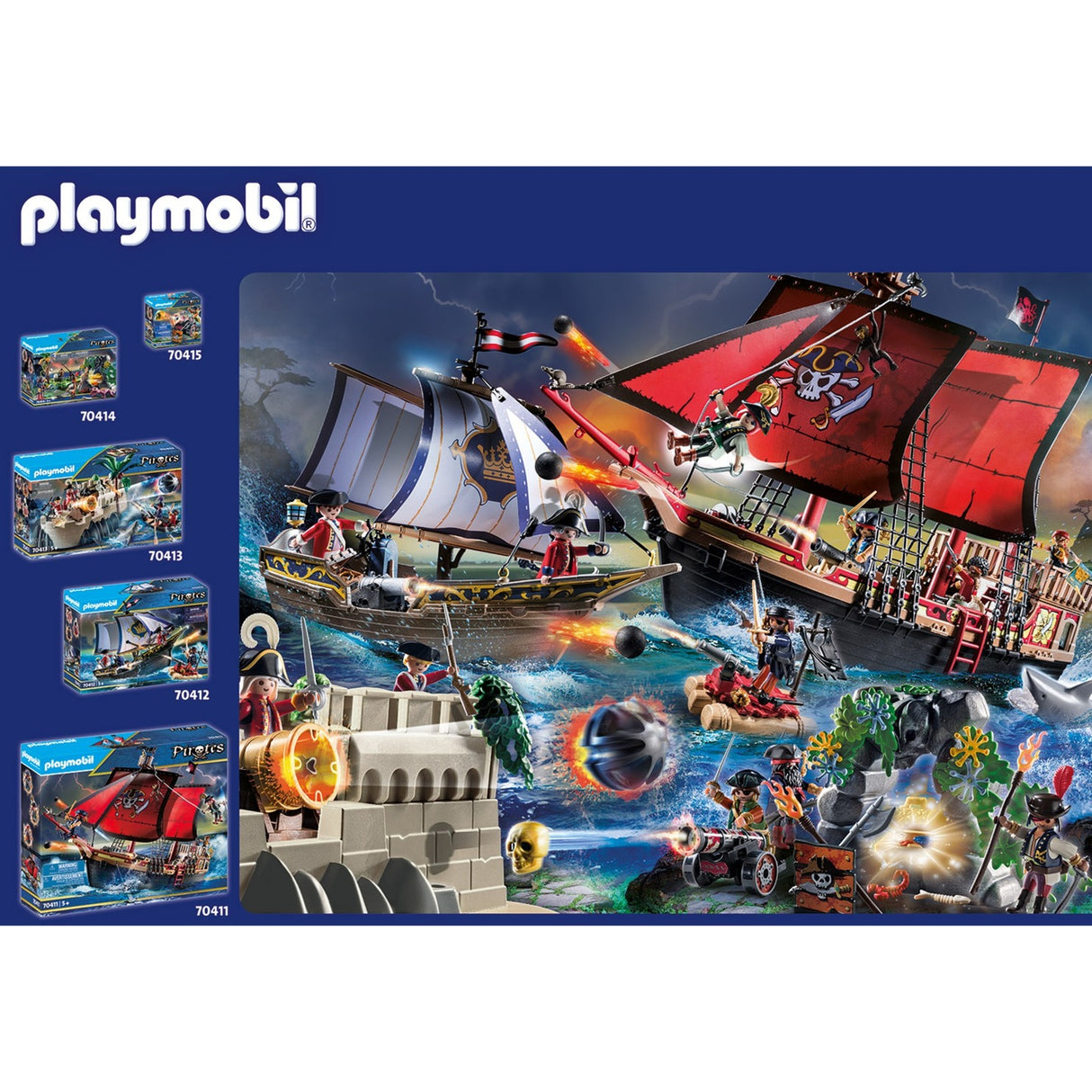 Playmobil Advent Calendar Treasure Chasse dans le pirate-inha