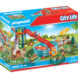 Playmobil City Life Pish Pool Party With Slide 70987